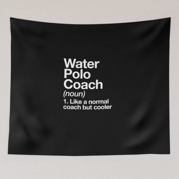 Item preview, Water Polo Coach Funny Definition Design Trainer Gift Design Sticker designed and sold by verarheaf9.