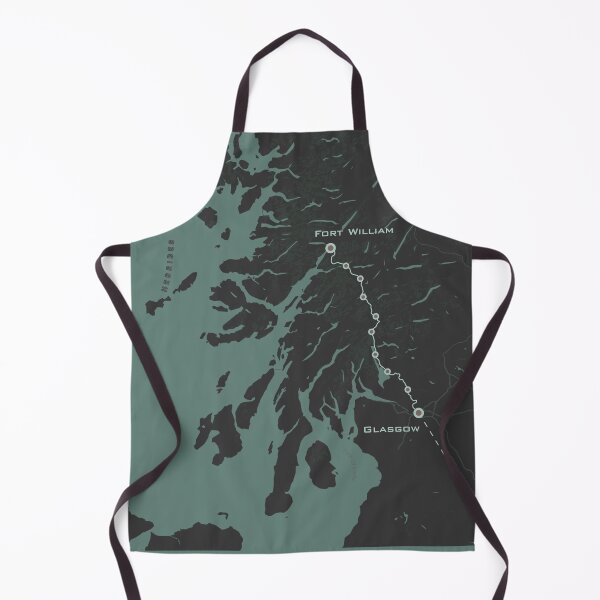 Item preview, West Highland Way map designed and sold by YouSeeLucy.