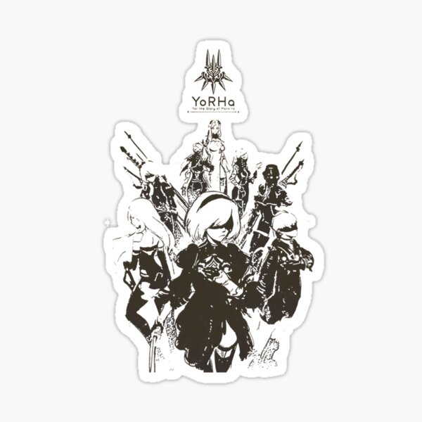 Nier: Automata A2 Anime Game JDM Decal Sticker 004 Anime Stickery