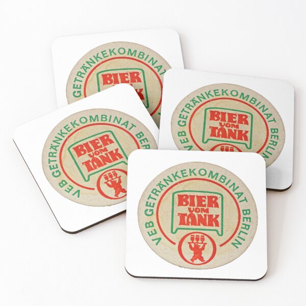 Item preview, East German Beer Coasters - Beer and Soda No17 designed and sold by Cult45one.