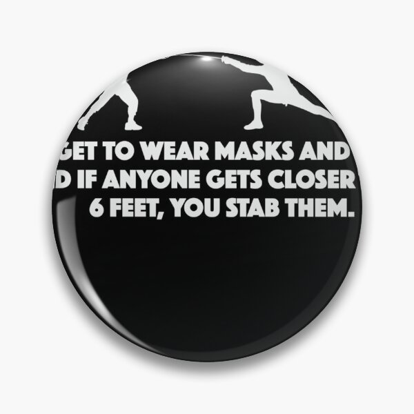 Item preview, Fencing  - Perfect Social Distancing Sport Funny Pun  designed and sold by glindautto.