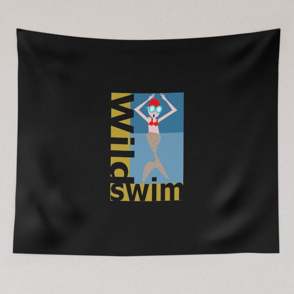 Item preview, Wild Swim Watch Out Mermaids Classic T-Shirt designed and sold by amberk1cira.
