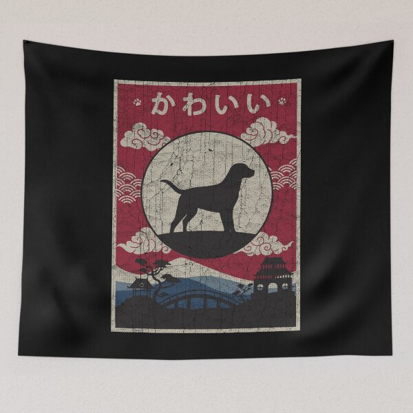 Item preview, Japanese Chocolate Labrador Dog Kawaii designed and sold by rafaeltto.