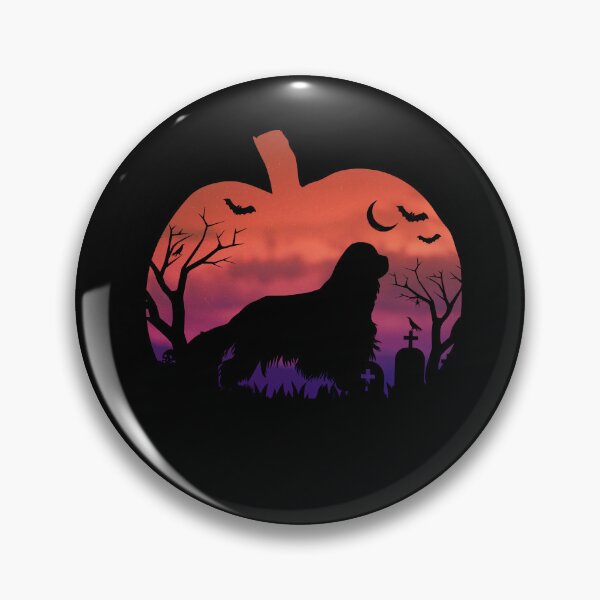 Item preview, Cavalier King Charles Spaniel Pumpkin Halloween Cute Gift designed and sold by Guarddogdrive.