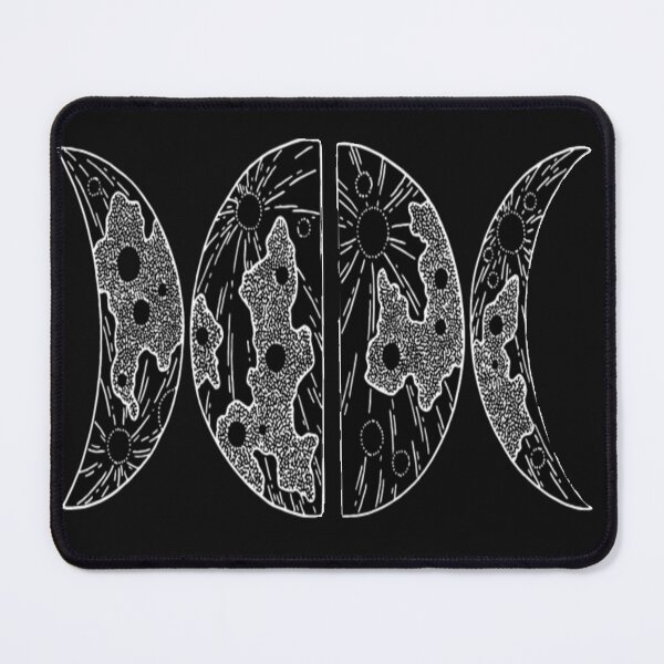 Item preview, Wicca Pagan Witch Moon Design, Three Moon, Neopagan Triple Goddess designed and sold by Ninsunaninsun.