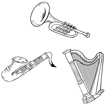 Artwork thumbnail, Musical Instruments by RainSugarSalt