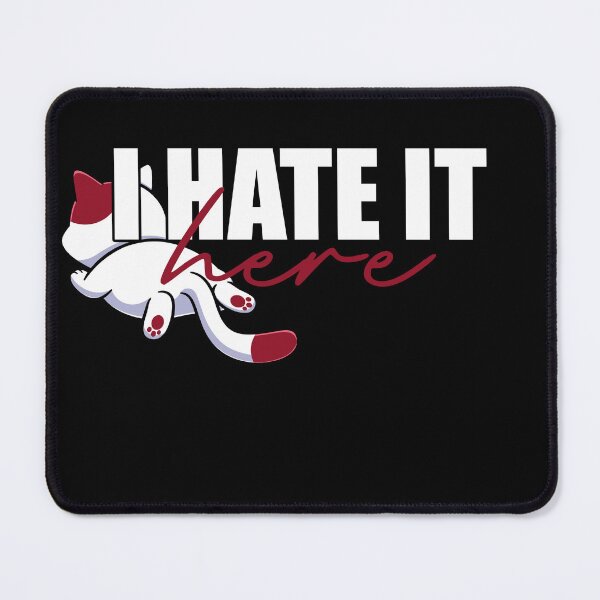 Item preview, i hate it here - cat - sweet designed and sold by vooART.