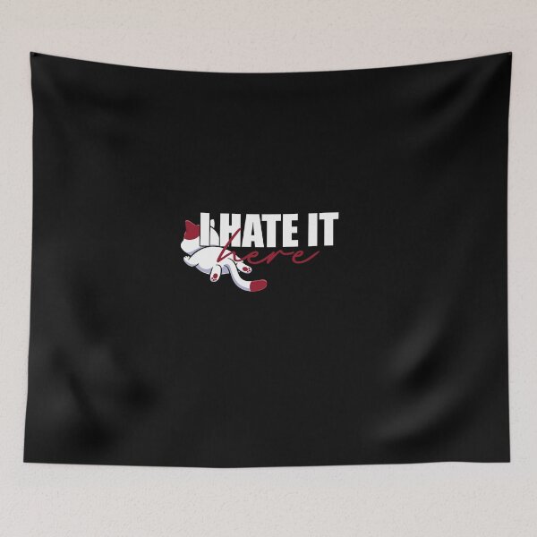 Item preview, i hate it here - cat - sweet designed and sold by vooART.