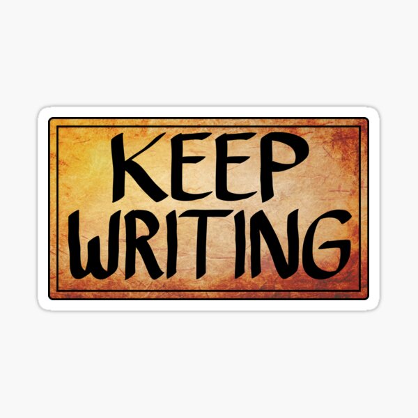 Item preview, Keep Writing  designed and sold by Anna Chidiac.