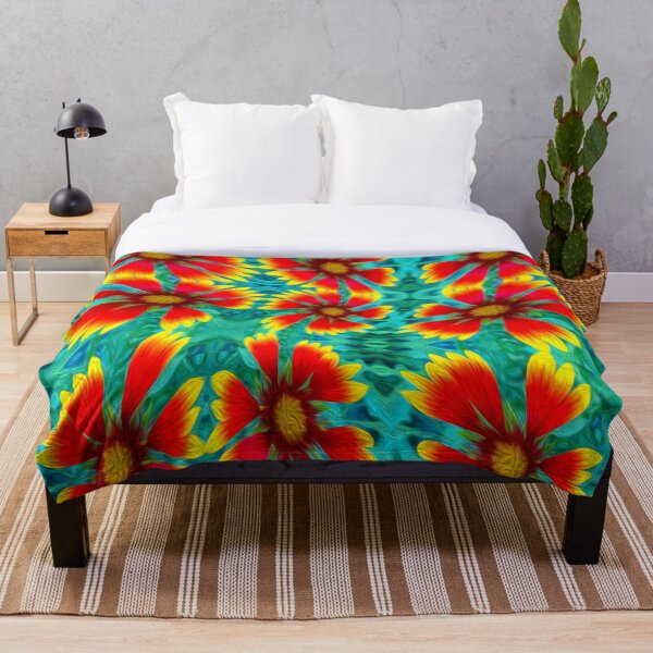 Item preview, Gaillardia flower patterns designed and sold by Patternflower.