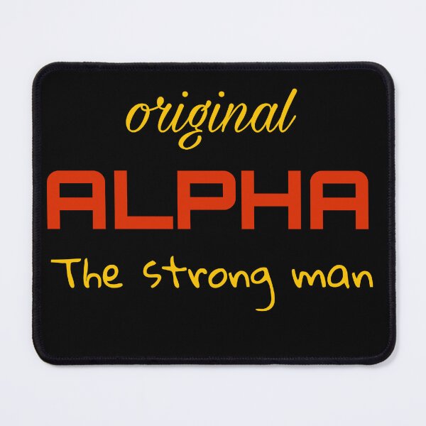 Item preview, ALPHA MAN designed and sold by YOSPACE.