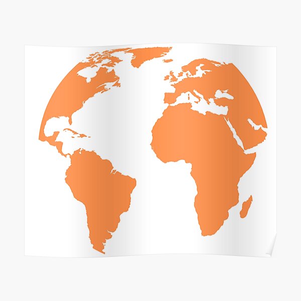 world map Poster