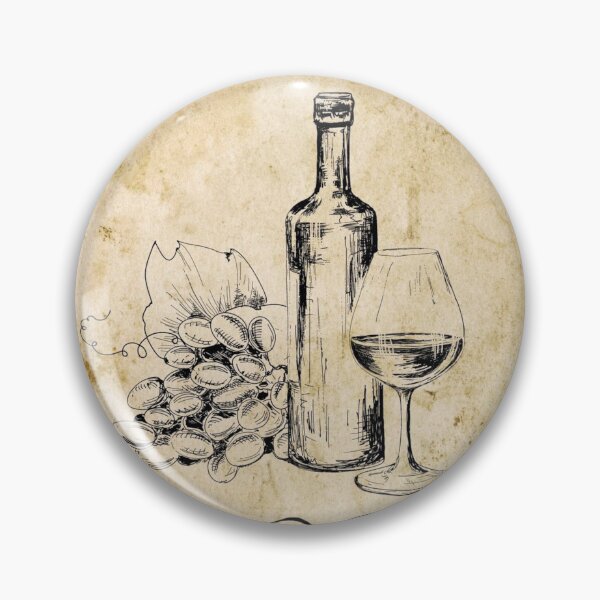 Item preview, Wine O'Clock Vintage Art Print | Tea-Stained Paper Effect:  designed and sold by LifeAndWonder.