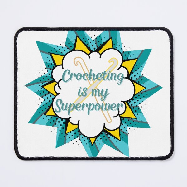 Item preview, Crocheting is my Superpower designed and sold by miko335i.