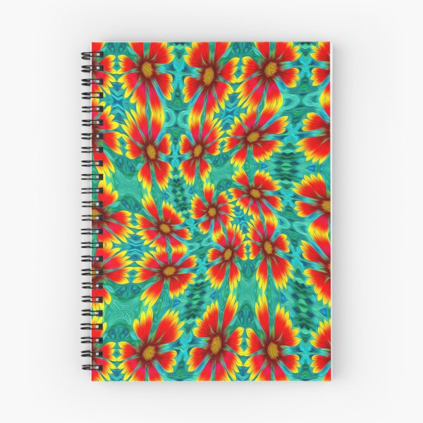 Item preview, Gaillardia flower patterns designed and sold by Patternflower.