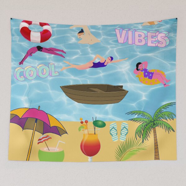 Item preview, Beach vibes unique design designed and sold by Poetic4Passion.