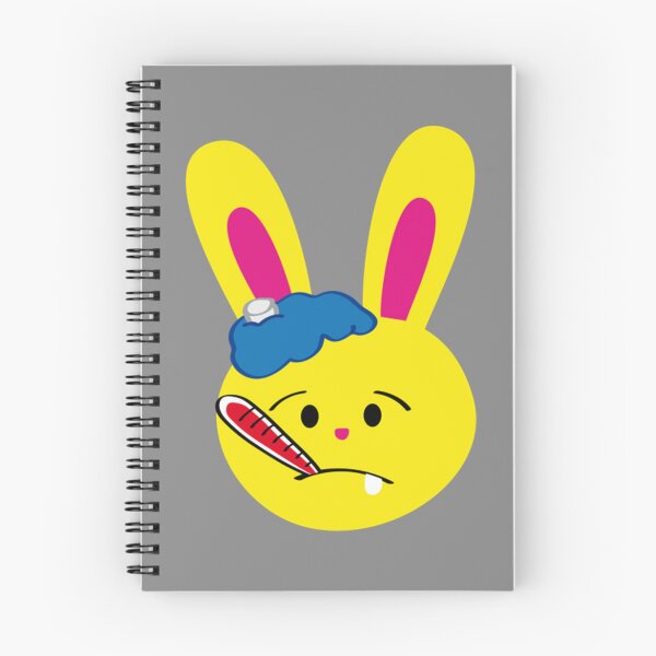 Item preview, Bunny T-ShirtOne Tooth Rabbit Emoji Bunny Face with Thermometer designed and sold by MaliHasion.