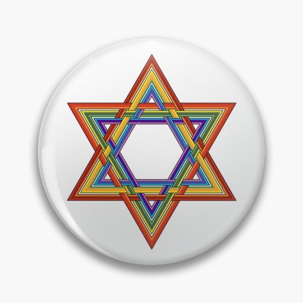 Item preview, Rainbow Magen David designed and sold by EinsteinEitan.