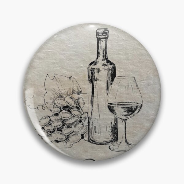 Item preview, Wine O'Clock Vintage Art Print | Ivory Paper Effect:  designed and sold by LifeAndWonder.