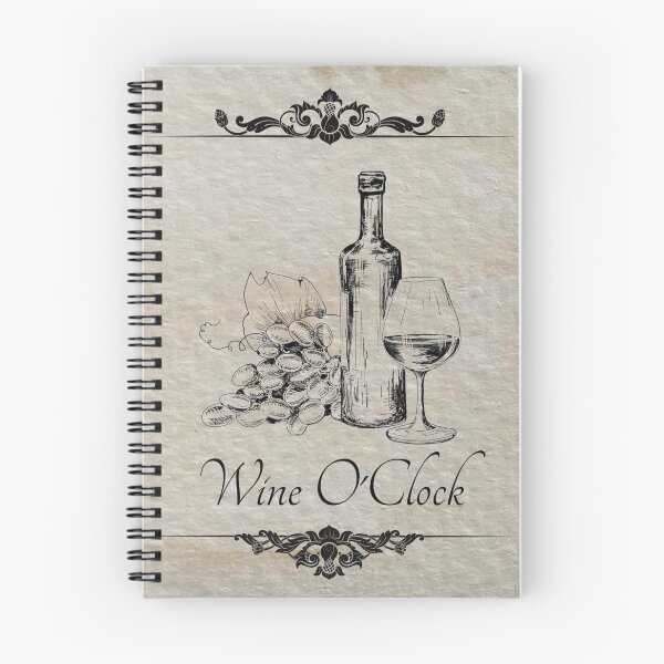 Item preview, Wine O'Clock Vintage Art Print | Ivory Paper Effect:  designed and sold by LifeAndWonder.