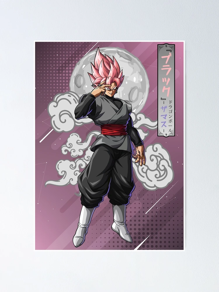 Rose Goku Black Manga Art  Poster for Sale by Tammy1971