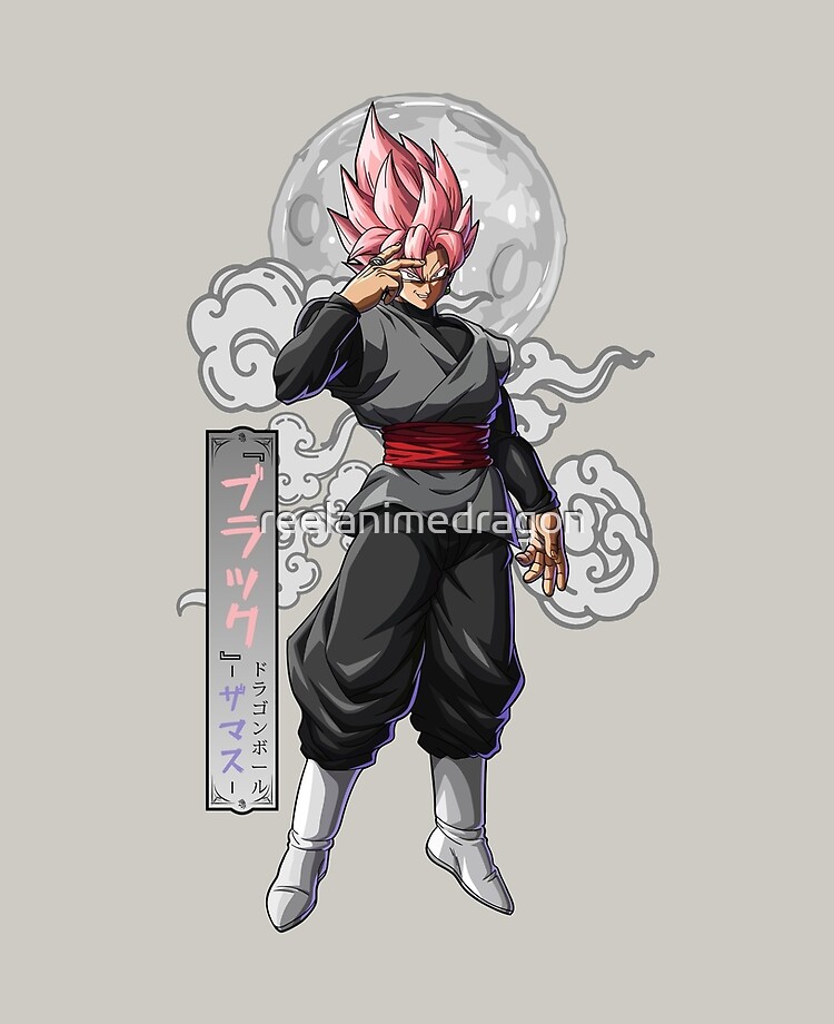 Rose Goku Black Manga Art  Magnet for Sale by Tammy1971