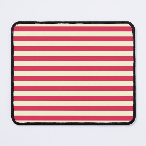 Item preview,  Small RASPBERRY and CREAM Horizontal STRIPES designed and sold by RachelMacht.