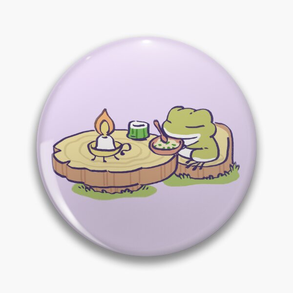 Item preview, I draw traveling frog eating lunch / tabi kaeru designed and sold by RansRoom.