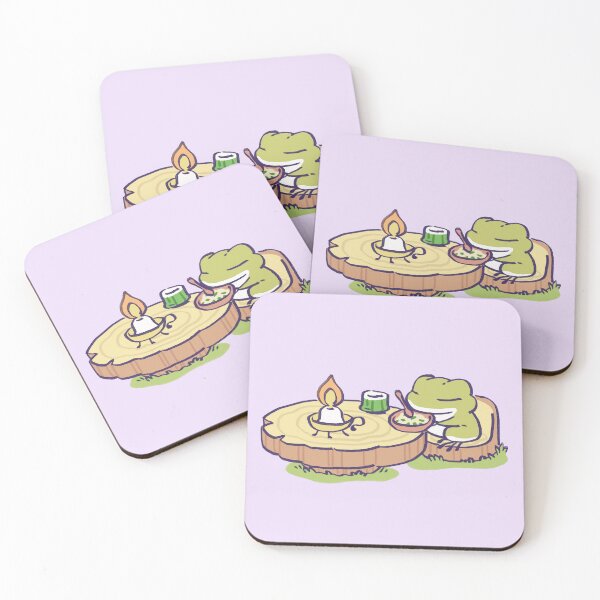 Item preview, I draw traveling frog eating lunch / tabi kaeru designed and sold by RansRoom.
