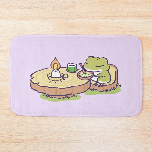 Item preview, I draw traveling frog eating lunch / tabi kaeru designed and sold by RansRoom.