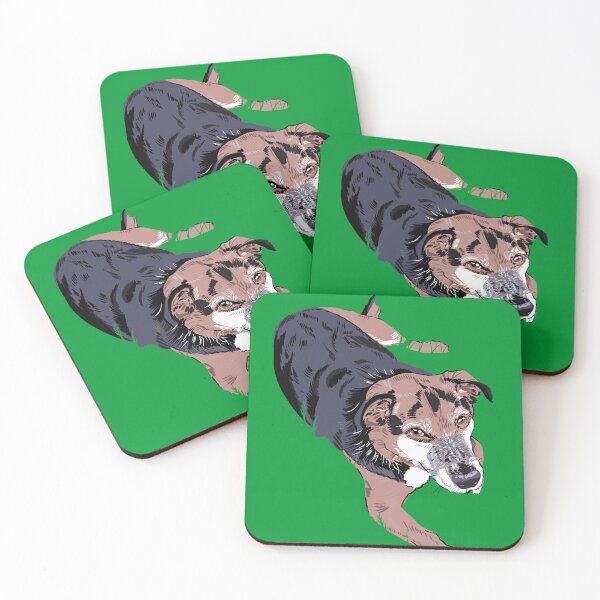 Item preview, Lovely dog in green part one designed and sold by STG-Designs.