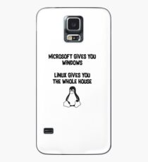 Linux and Microsoft Case/Skin for Samsung Galaxy