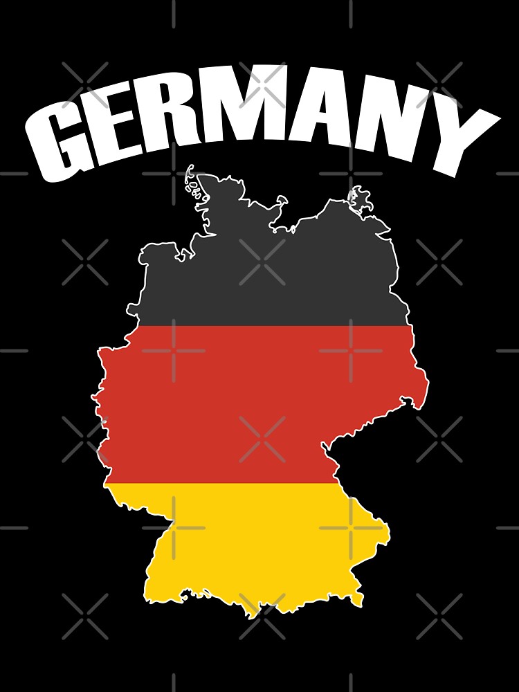 Germany Map - German Flag - Deutschland Travel | Kids T-Shirt