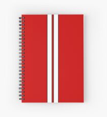 Classic racing stripe Spiral Notebook