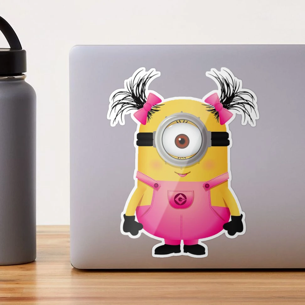 Cute minion girls Sticker by Designer Figurine