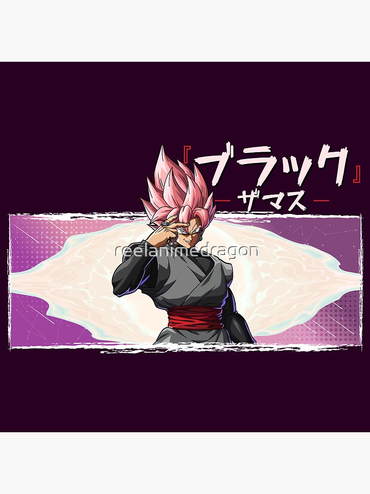 Goku Black Rose Super Saiyan 4 Poster for Sale by reelanimedragon