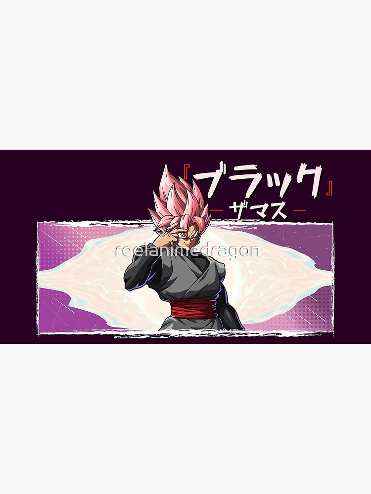 Goku Black Rose Super Saiyan 4 Poster for Sale by reelanimedragon