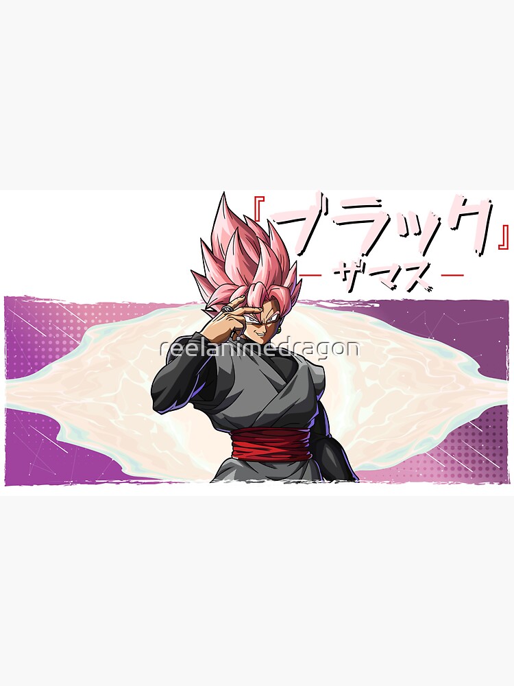 Goku Black Rose Super Saiyan 4 Poster for Sale by reelanimedragon