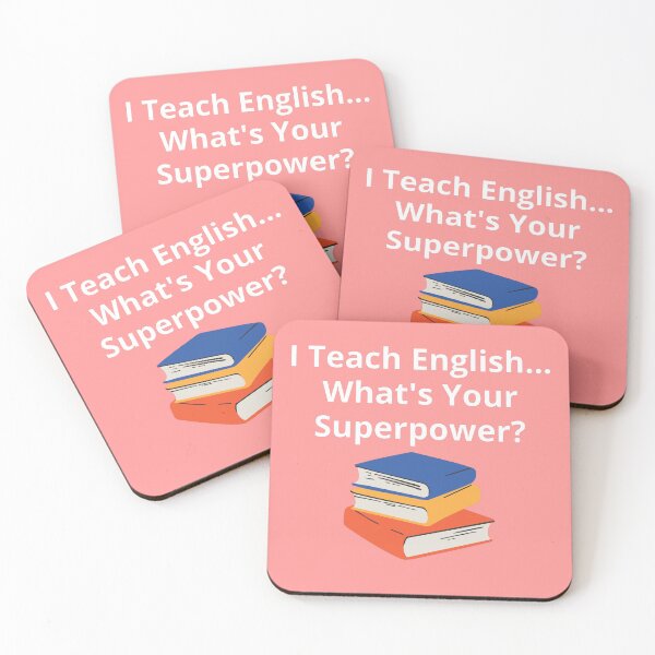 Item preview, I Teach English What's Your Superpower? English Teacher designed and sold by DylanJones1.