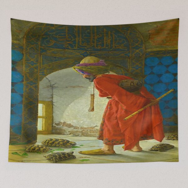 Item preview, Osman Hamdi Bey The Tortoise Trainer, 1906 designed and sold by Olivia-One.