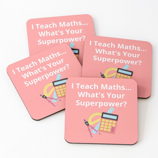 Item preview, I Teach Maths What's Your Superpower? Maths Teacher designed and sold by DylanJones1.