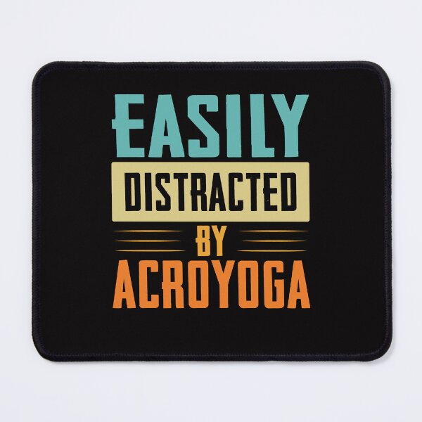 Item preview, Easily Distracted by Acroyoga Acro Yoga Idea designed and sold by Digital Story Time.