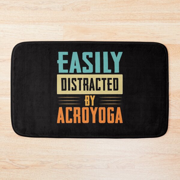 Item preview, Easily Distracted by Acroyoga Acro Yoga Idea designed and sold by Digital Story Time.