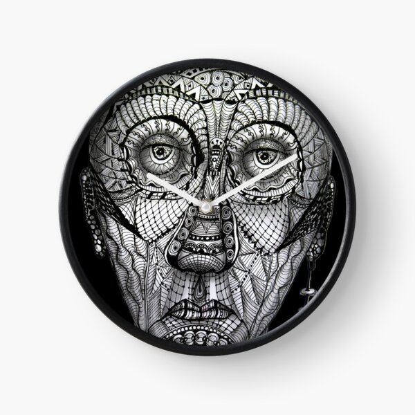 Tattoo man Clock