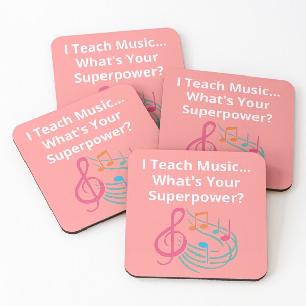 Item preview, I Teach Music What's Your Superpower? Music Teacher designed and sold by DylanJones1.