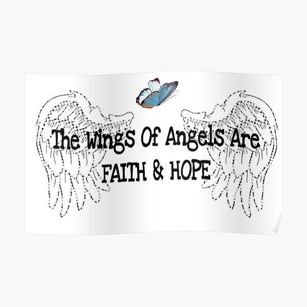 "Wings Of Angels " Poster for Sale by Mjsdesigns1 Redbubble