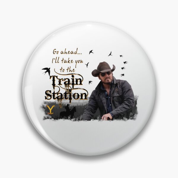 Artikelvorschau, Gehen Sie voran, ich bringe Sie zum Bahnhof Rip Wheélér Yellówstóne Logo der amerikanischen Fernsehserie entworfen und verkauft von juliabeataewjg.
