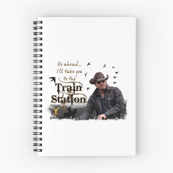 Artikelvorschau, Gehen Sie voran, ich bringe Sie zum Bahnhof Rip Wheélér Yellówstóne Logo der amerikanischen Fernsehserie entworfen und verkauft von juliabeataewjg.