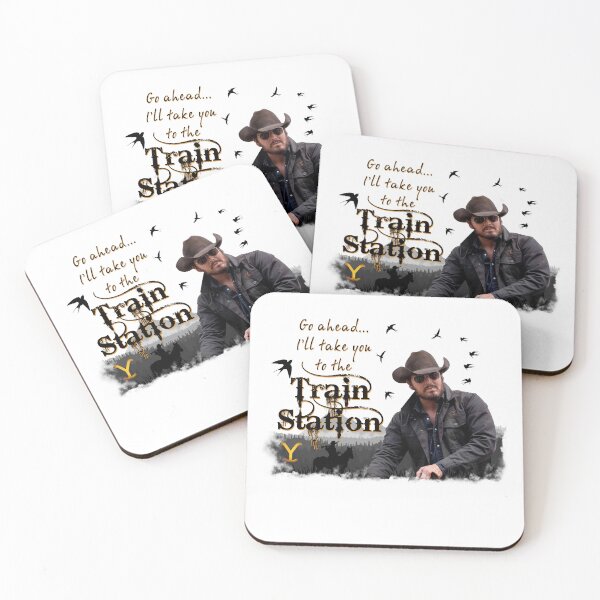 Item preview, Go Ahead I_ll Take You To The Train Station Rip Wheélér Yellówstóne American Tv Series Logo designed and sold by juliabeataewjg.