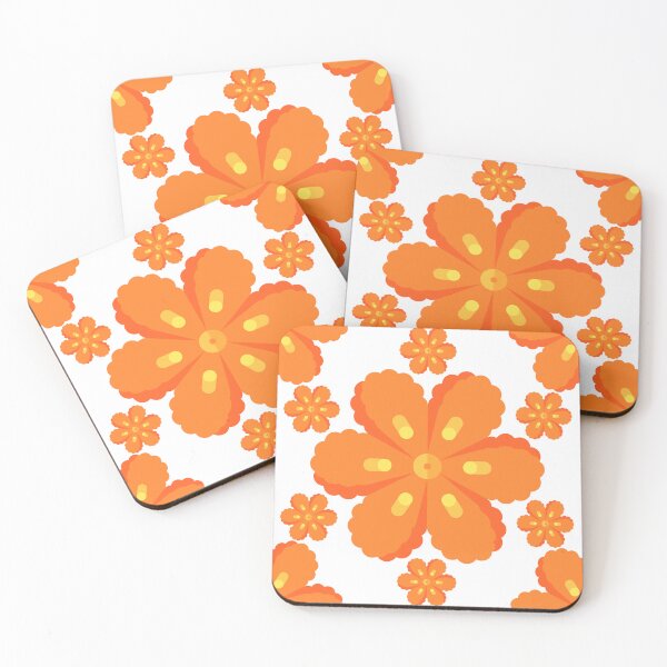 Item preview, beautiful orange flowers designed and sold by huape.